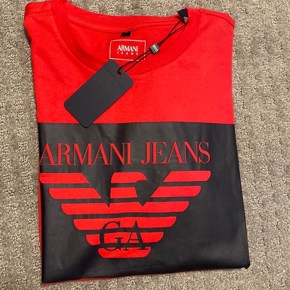 Armani jeans tshirt for men’s size xxl